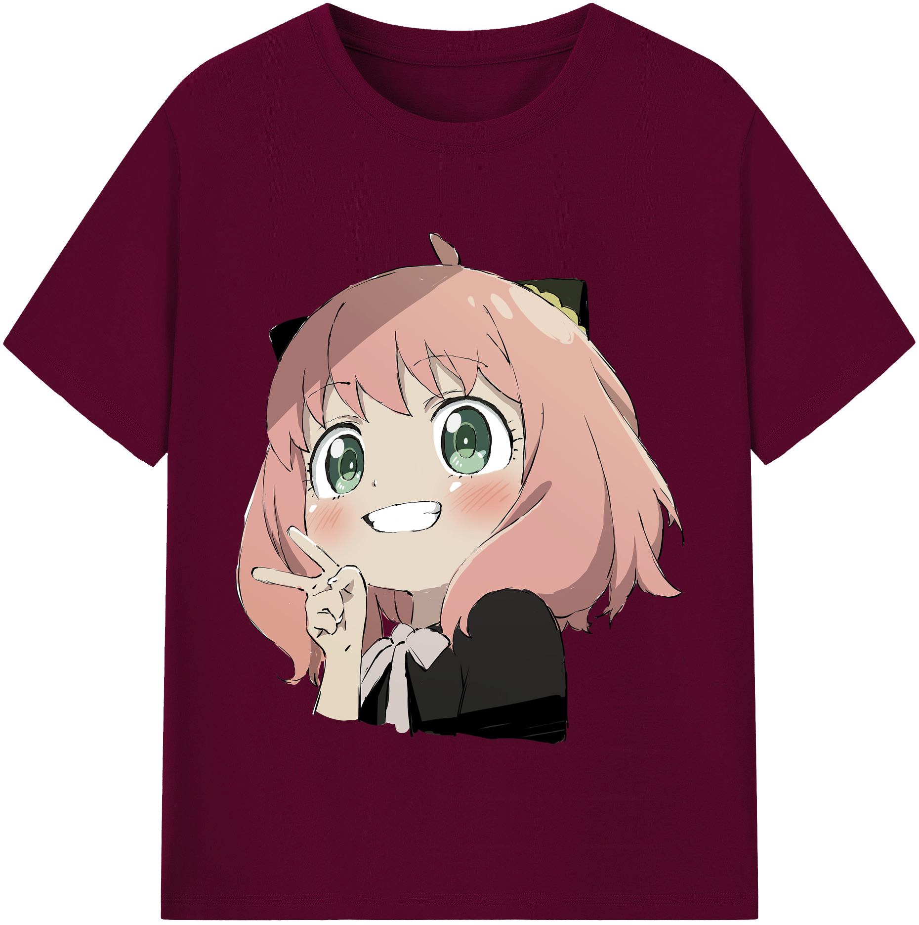 （画像用） SPY×FAMILY间谍家家酒 レディースカジュアルプリントTシャツ（綿100％）